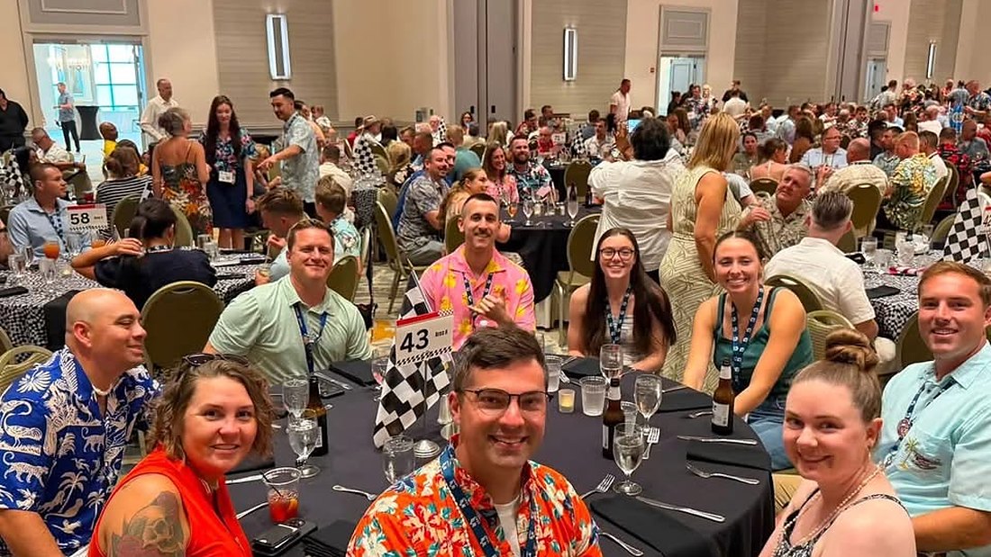 Kentucky members seated together at the banquet during the 55th EANGUS Annual Conference in Daytona Beach.