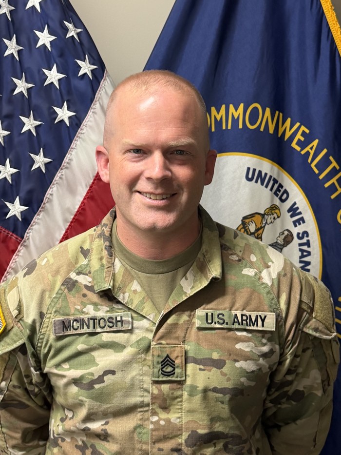 Official portrait of Sergeant First Class Callahan L. McIntosh